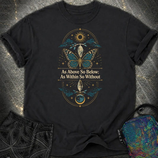 As Above So Below Transformation - As Above So Below Transformation Comfort T-Shirt - Black