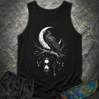 Crow Hourglass Key - Crow Hourglass Key Comfort Tank Top - Black