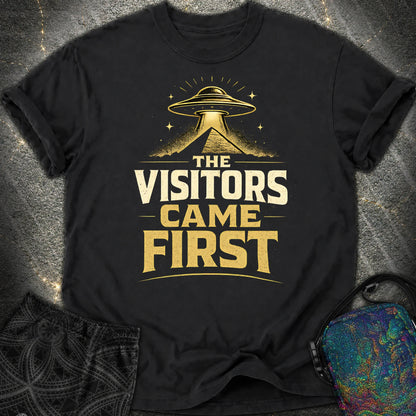 The Visitors Come First - The Visitors Come First Comfort T-Shirt - Black