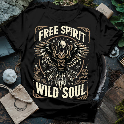 Free Spirit Wild Soul Owl T-Shirt