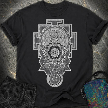 Sacred Geometry Encyclopedia - Sacred Geometry Encyclopedia Comfort T-Shirt - Black