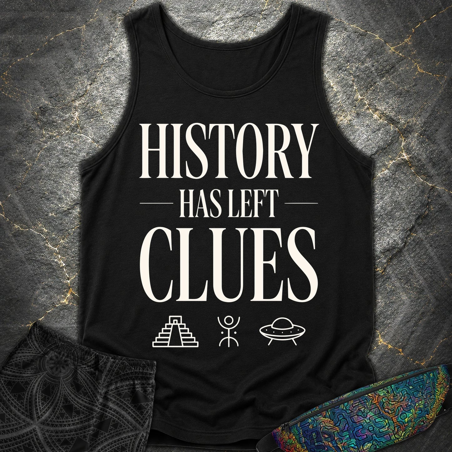 History - History Comfort Tank Top - Black