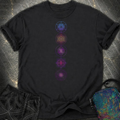 Sacred Geometry Comfort T-Shirt - Sacred Geometry Comfort T-Shirt - Black