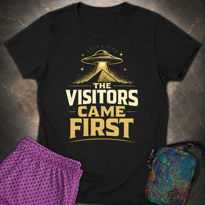 The Visitors Come First - The Visitors Come First Womens T-Shirt - Black