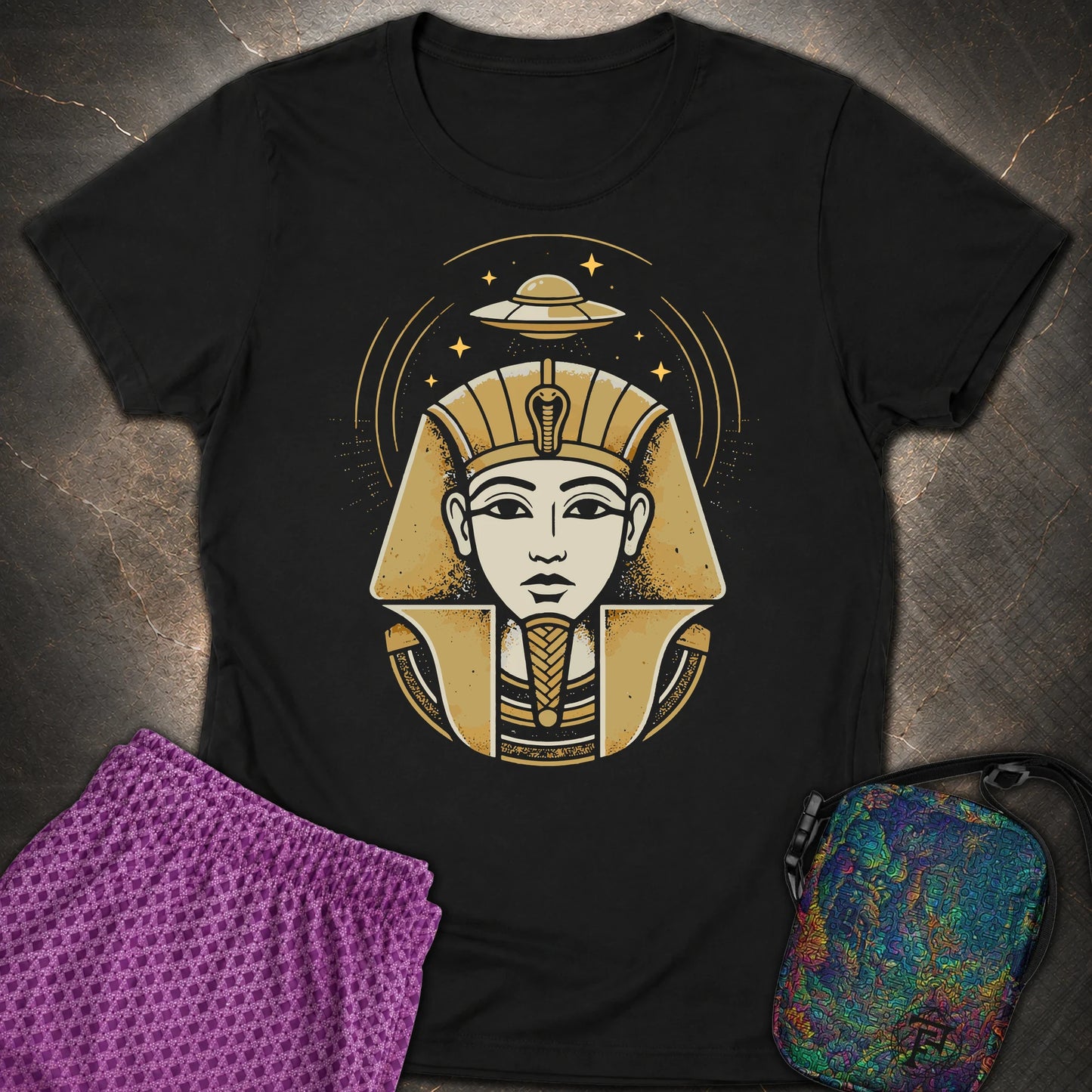 Faraon Ufo - Faraon Ufo Womens T-Shirt - Black