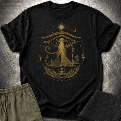 Ancient Eye Over the Pyramids - Ancient Eye Over the Pyramids T-Shirt - Black