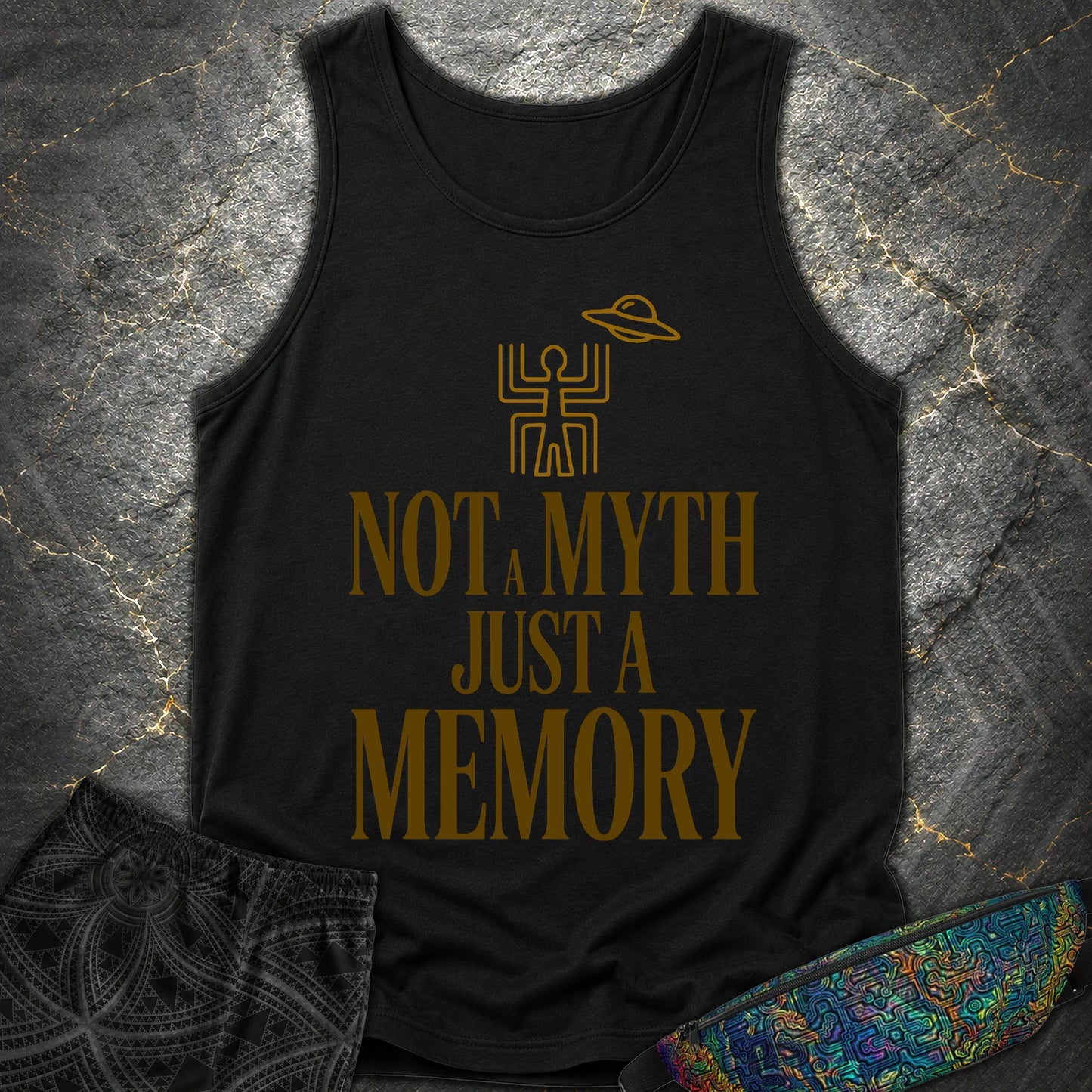 Not A Myth Ciemne - Not A Myth Ciemne Comfort Tank Top - Black