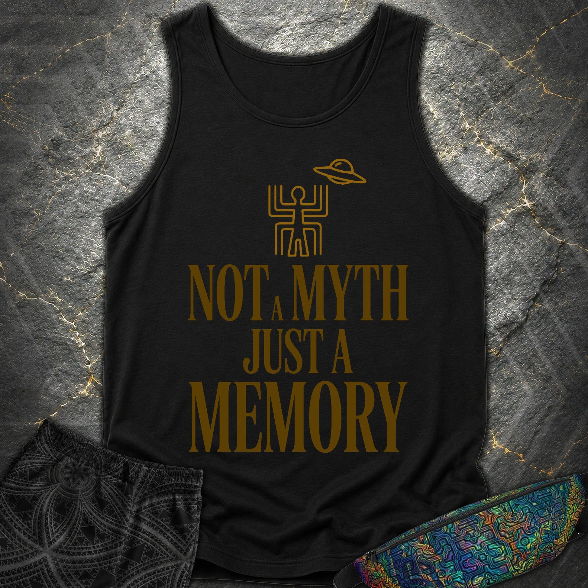Not A Myth Ciemne - Not A Myth Ciemne Comfort Tank Top - Black