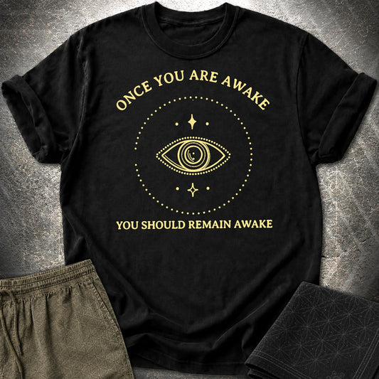 Remain Awake T-Shirt - Remain Awake T-Shirt - Black