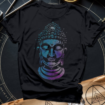 Buddha Flower Of Life Pattern T-Shirt