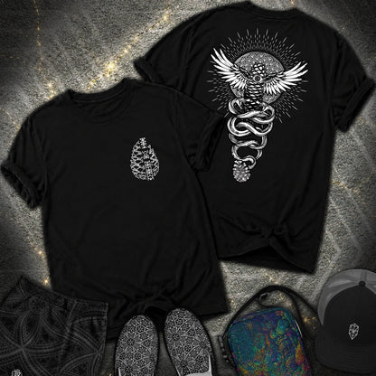Pineal Gland Awakening 2 Sided Comfort T-Shirt - Pineal Gland Awakening 2 Sided Comfort T-Shirt - Black