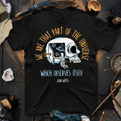 Alan Watts Part Of Universe T-Shirt
