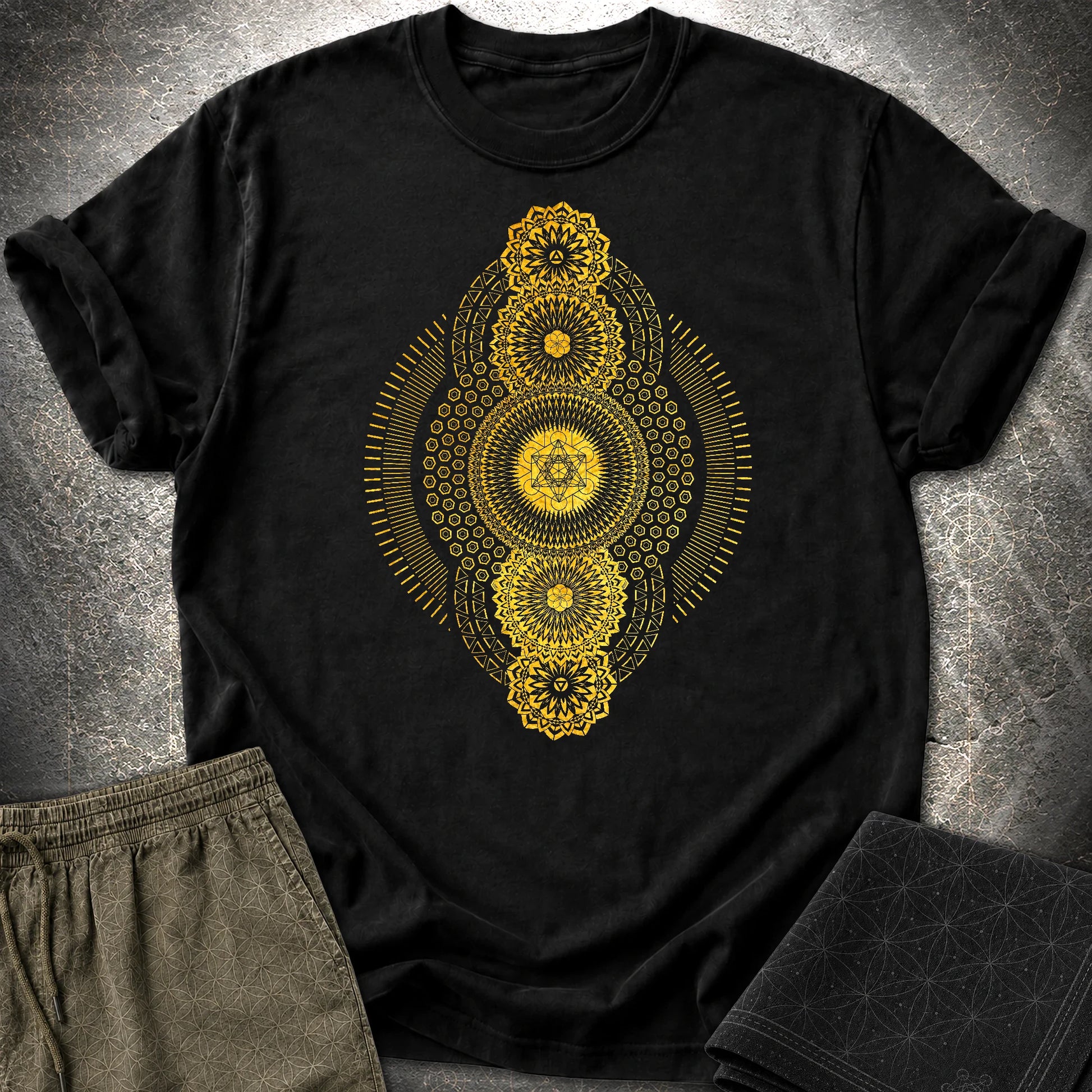 Metatron's Geometric Explosion T-Shirt - Metatron's Geometric Explosion T-Shirt - Black