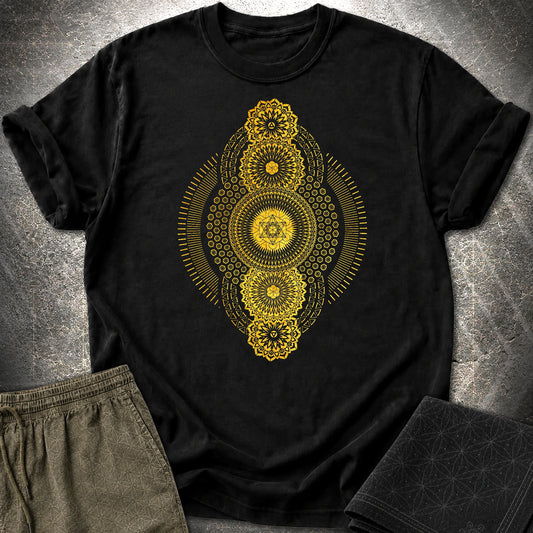 Metatron's Geometric Explosion T-Shirt - Metatron's Geometric Explosion T-Shirt - Black