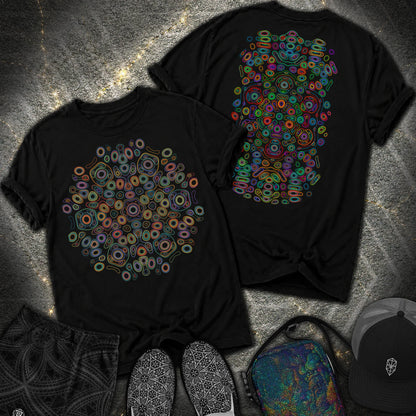 Frequency Of Color - Frequency Of Color 2 Sided Comfort T-Shirt - Black