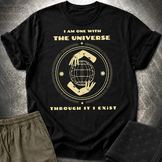 One With The Universe T-Shirt - One With The Universe T-Shirt - Black