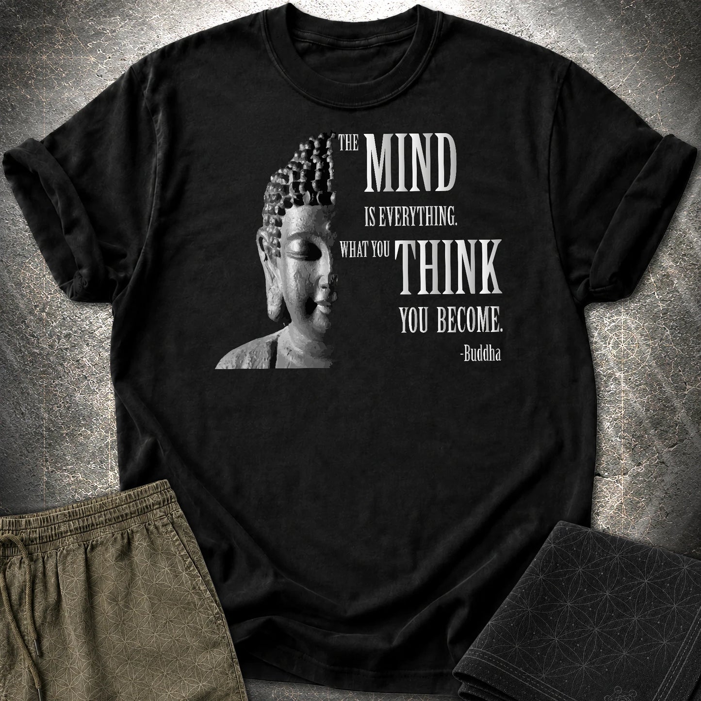 Buddha Mind T-Shirt - Buddha Mind T-Shirt - Black