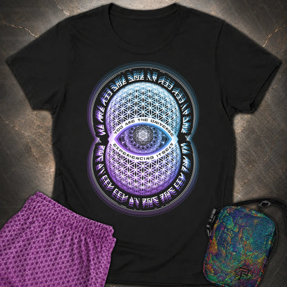 Alan Watts You Are The Universe T-Shirt - Alan Watts You Are The Universe Womens T-Shirt - Black