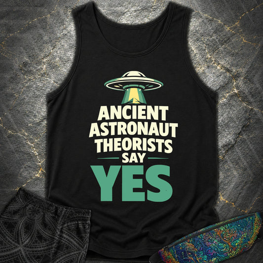 Ancient Astronaut Sey Yes 2 - Ancient Astronaut Sey Yes 2 Comfort Tank Top - Black
