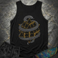 Serpent Tetrahedron Merkaba Geometry Comfort Tank Top