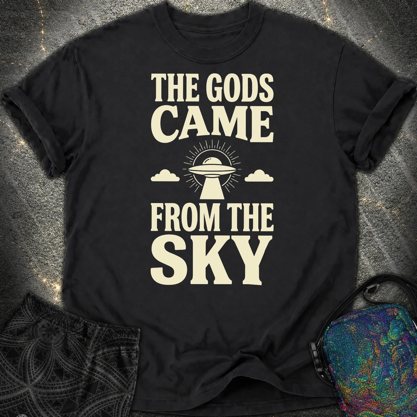 The Gods Come - The Gods Come Comfort T-Shirt - Black
