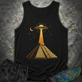 Mayan Pyramid Contact - Orange Comfort Tank Top