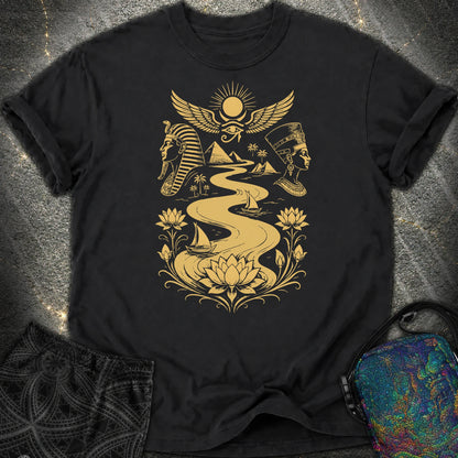 Golden Nile Between Two Crowns - Golden Nile Between Two Crowns Comfort T-Shirt - Black