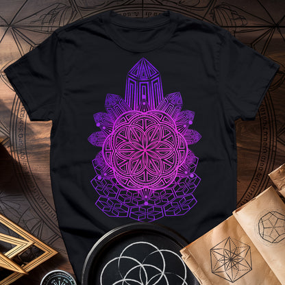 Crystal Seed Sacred Geometry T-Shirt