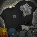 Sacred Silver Merkaba 2 Sided T-Shirt