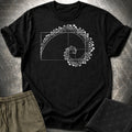 Golden Ratio Flower Spiral T-Shirt