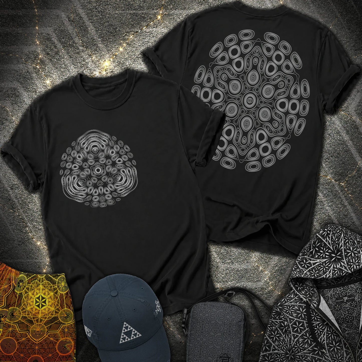 The Observers From Beyond 2 Sided T-Shirt - The Observers From Beyond 2 Sided T-Shirt - Black