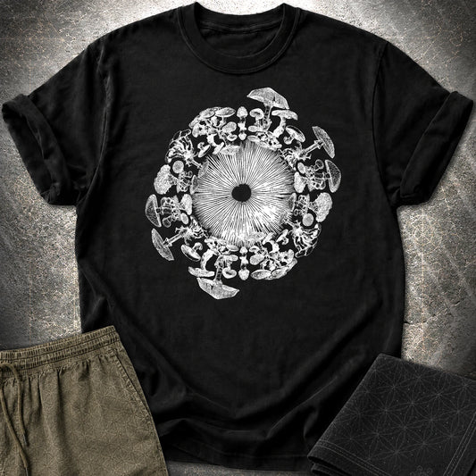 Mushroom Iris T-Shirt - Mushroom Iris T-Shirt - Black