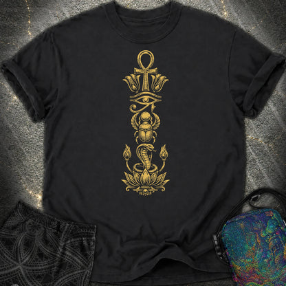 Ancient Egyptian Symbol Totem - Ancient Egyptian Symbol Totem Comfort T-Shirt - Black