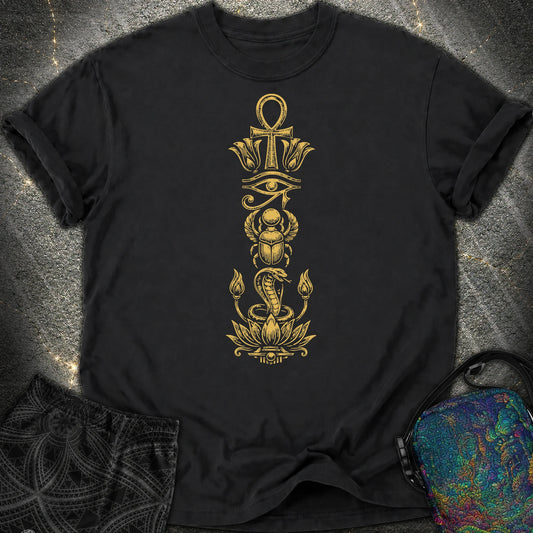 Ancient Egyptian Symbol Totem - Ancient Egyptian Symbol Totem Comfort T-Shirt - Black