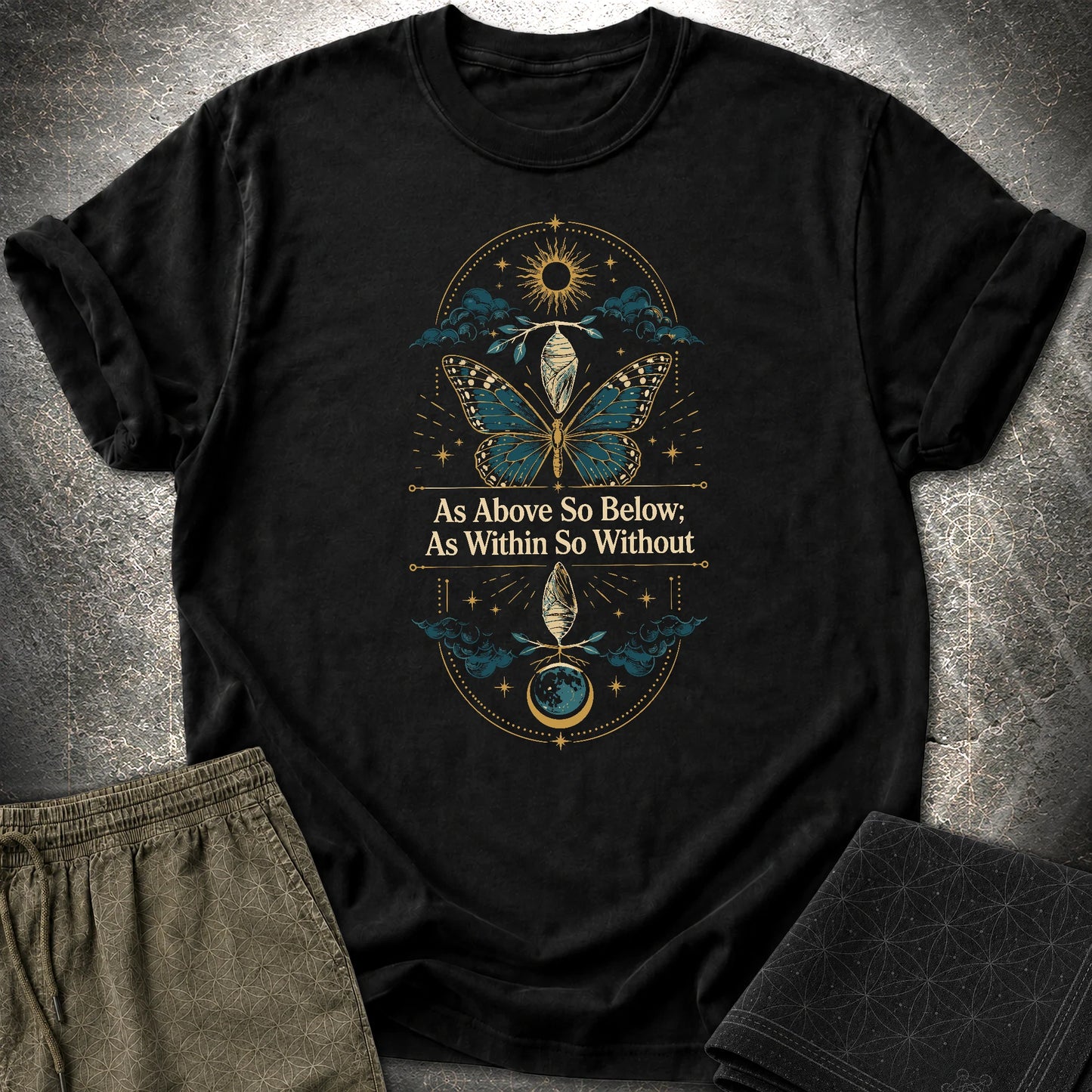 As Above So Below Transformation - As Above So Below Transformation T-Shirt - Black