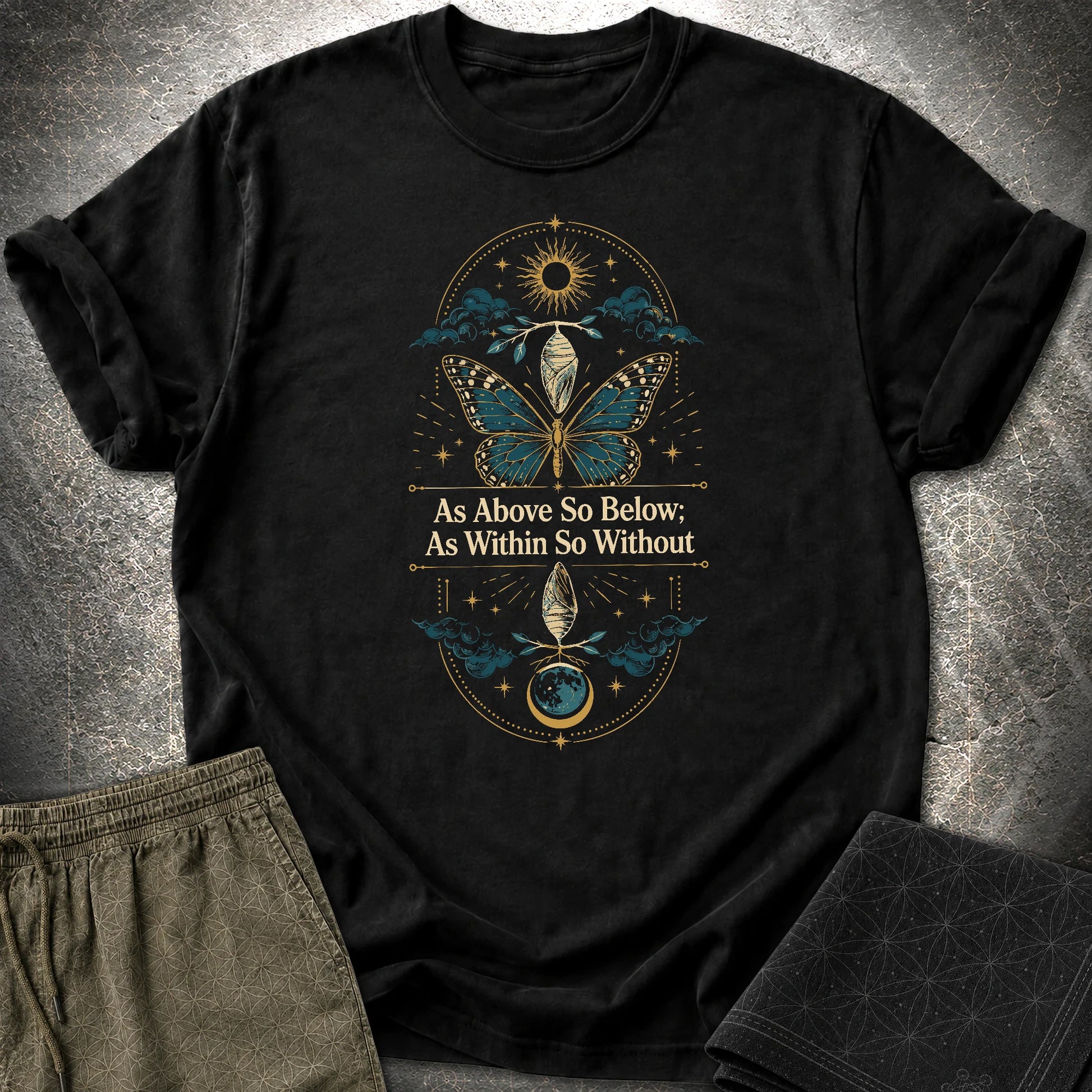 As Above So Below Transformation - As Above So Below Transformation T-Shirt - Black