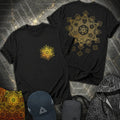 Metatron Platonic Solids 2 Sided T-Shirt