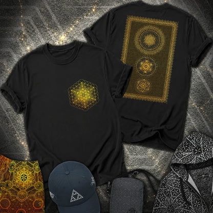 Metatron Artwork 2 Sided T-Shirt - Metatron Artwork 2 Sided T-Shirt - Black