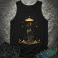 Celestial Cat Beneath the Starship Comfort Tank Top
