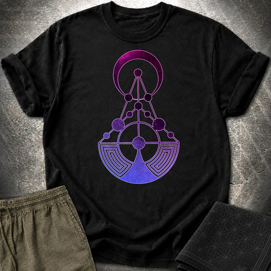 Crop Circle Antenna T-Shirt - Crop Circle Antenna T-Shirt - Black
