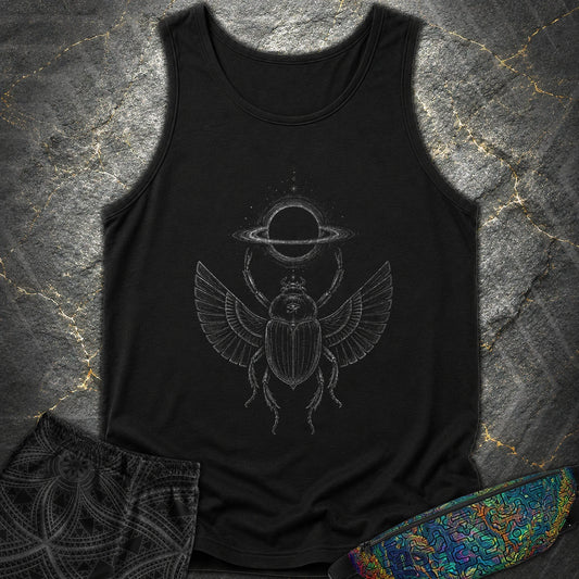 Void Scarab - Void Scarab Comfort Tank Top - Black