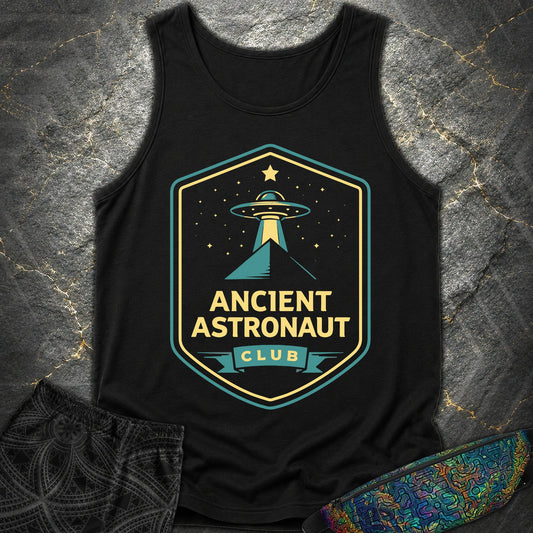 Ancient Astronaut Club - Ancient Astronaut Club Comfort Tank Top - Black