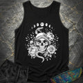 Skull Snake Moon Phases Comfort Tank Top