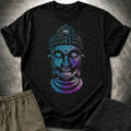 Buddha Flower Of Life Pattern T-Shirt