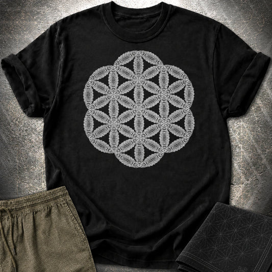 Organic Seed Of Life T-Shirt - Organic Seed Of Life T-Shirt - Black
