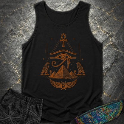 Eye Above the Ancient Pyramids - Eye Above the Ancient Pyramids Comfort Tank Top - Black