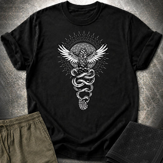 PIneal Gland Transformation T-Shirt - PIneal Gland Transformation T-Shirt - Black