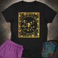 Psilocybin Molecule Mushroom Frame Womens T-Shirt