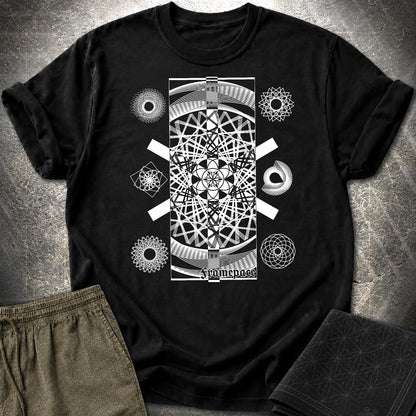 FramePace Geometry T-Shirt - FramePace Geometry T-Shirt - Black