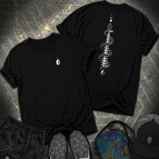 Sacred Coil 2 Sided Comfort T-Shirt - Sacred Coil 2 Sided Comfort T-Shirt - Black